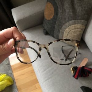 Prada tortoise eyeglasses